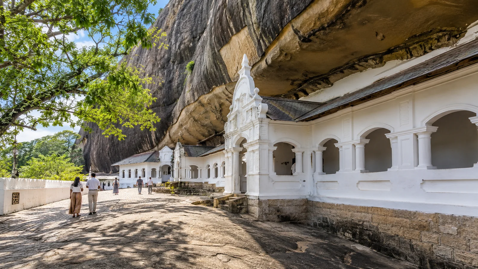 スリランカの世界遺産や寺院を訪ねる旅の生成イメージ